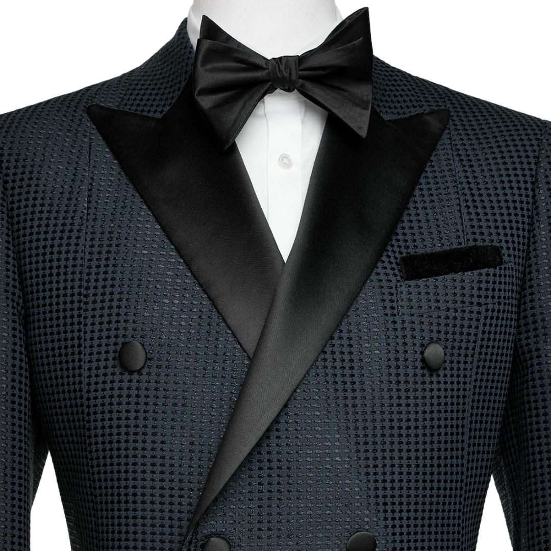 Archer Formal Black Peaked Lapel Double-Breasted Evening Wear