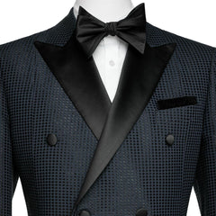 Archer Formal Black Peaked Lapel Double-Breasted Evening Wear