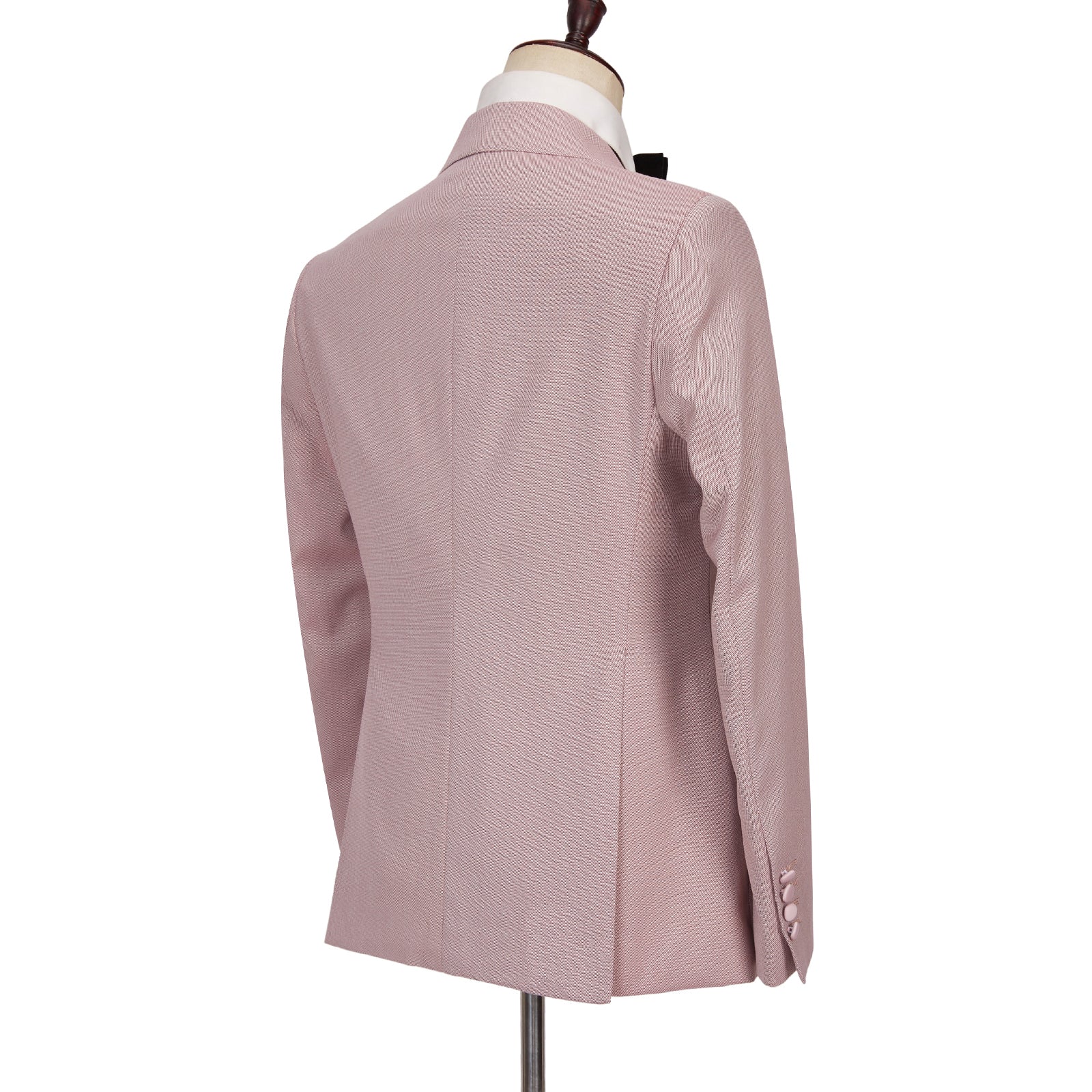 Christopher Chic Pink Double-Breasted Peaked Lapel Men’s Suit