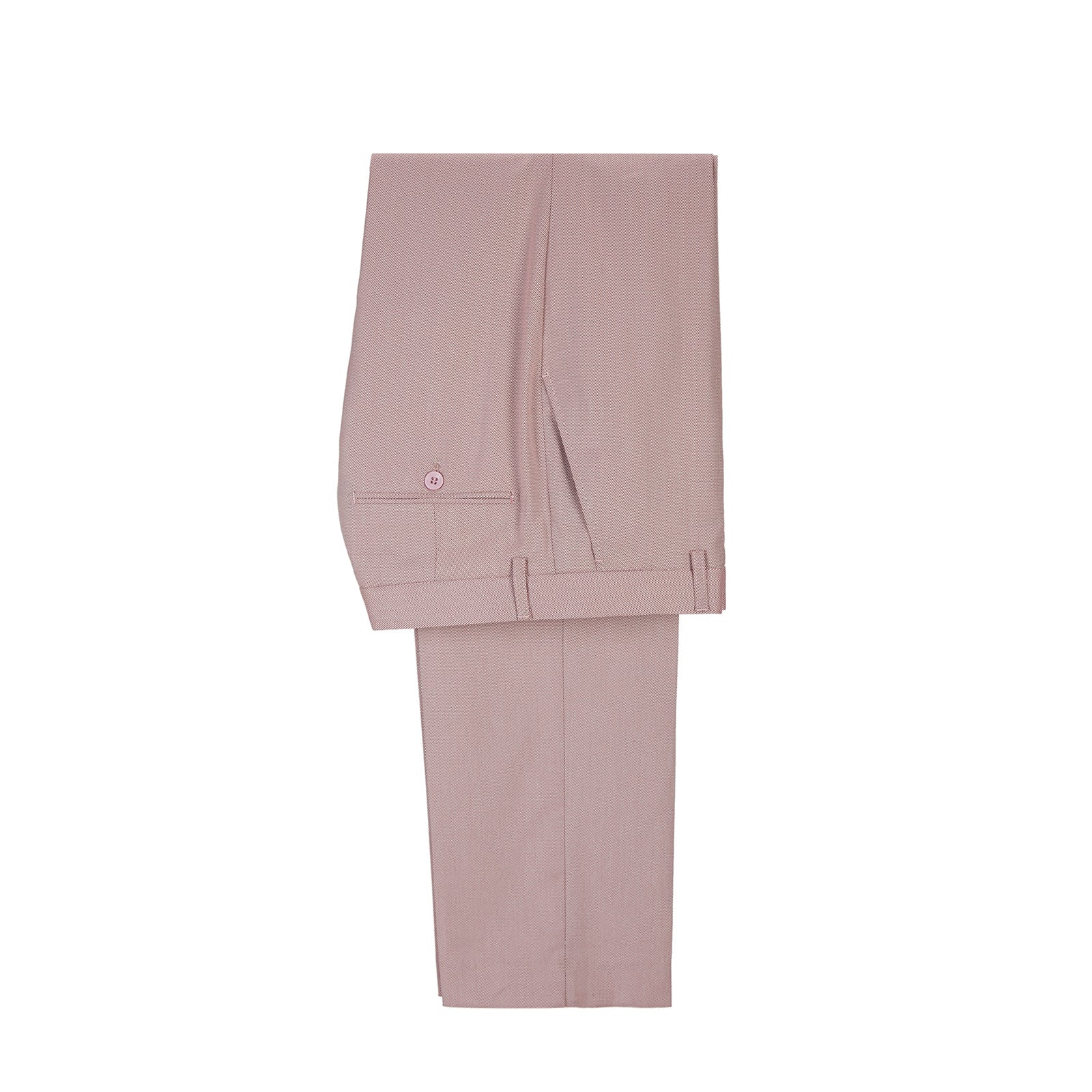 Christopher Chic Pink Double-Breasted Peaked Lapel Men’s Suit