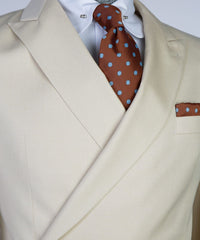 Clark Champagne New Double Breasted Custom Men’s Suits