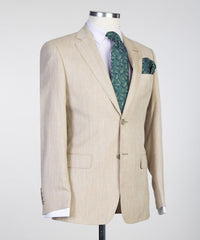 Ferdinand Classic Champagne Two-Piece Fashionable Notched Lapel Men’s Suits