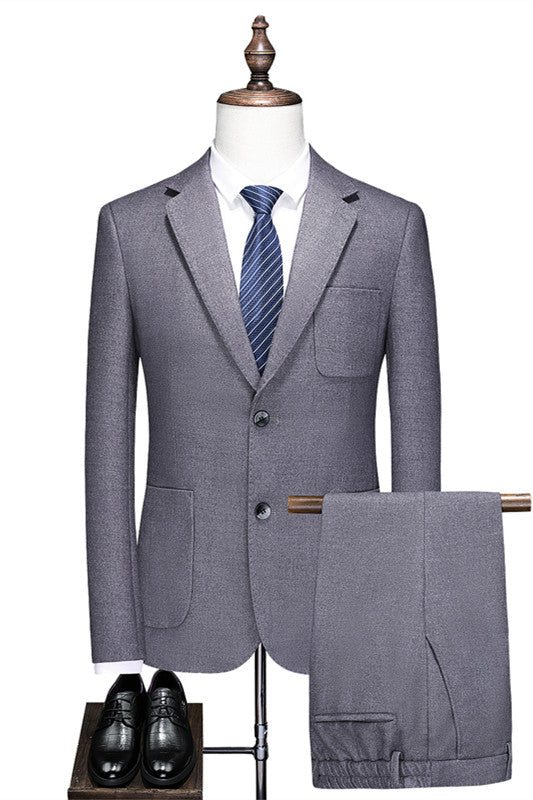 Luke Blue New Notched Lapel Bespoke Men's Suit