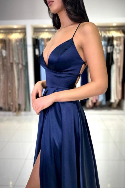 Navy blue sexy dress best sale