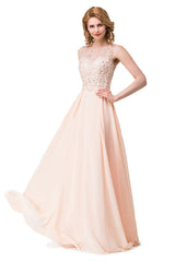 MISSHOW offers gorgeous Pearl Pink Jewel party dresses with delicately handmade Sequined in size 0-26W. Shop Floor-length prom dresses at affordable prices.