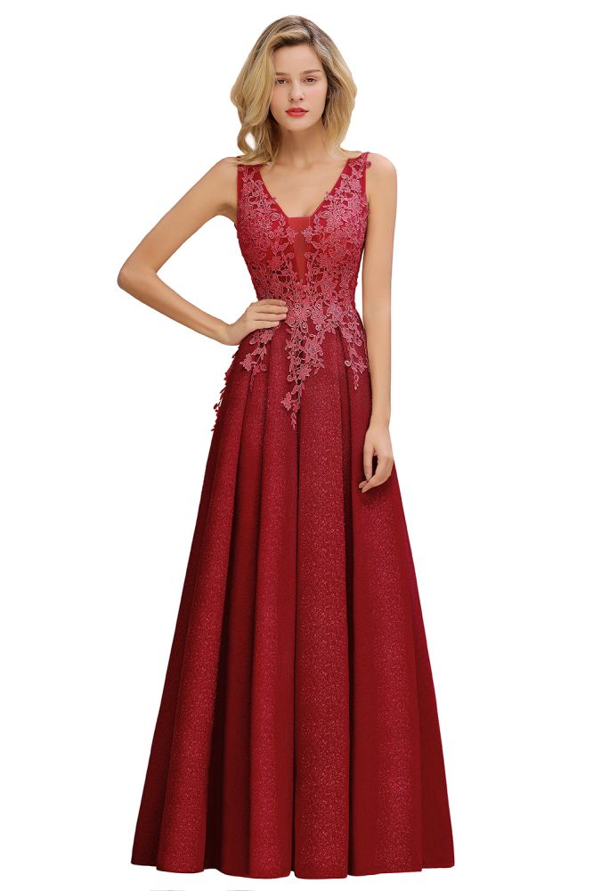 MISSHOW offers A-Line V-neck Floor-Length Tulle Sequined Prom Dresses at a good price from Dusty Rose,Burgundy,Gold,Royal Blue,Dark Navy,Silver,Lace,Bright silk to A-line Floor-length them. Stunning yet affordable Sleeveless Prom Dresses,Evening Dresses,Homecoming Dresses,Bridesmaid Dresses,Quinceanera dresses.