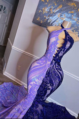 Beautiful Long Mix Colour Sleeveless Mermaid Prom Dress-misshow.com