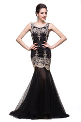 MISSHOW offers gorgeous Black Jewel party dresses with delicately handmade Sequined in size 0-26W. Shop Floor-length prom dresses at affordable prices.