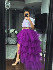 Black Women Tulle Skirt Casual Ballet Princess Skirt Long Maxi Tutu Skirt-misshow.com