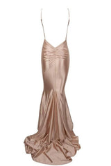 Champagne Evening Dresses | Long prom dresses-misshow.com