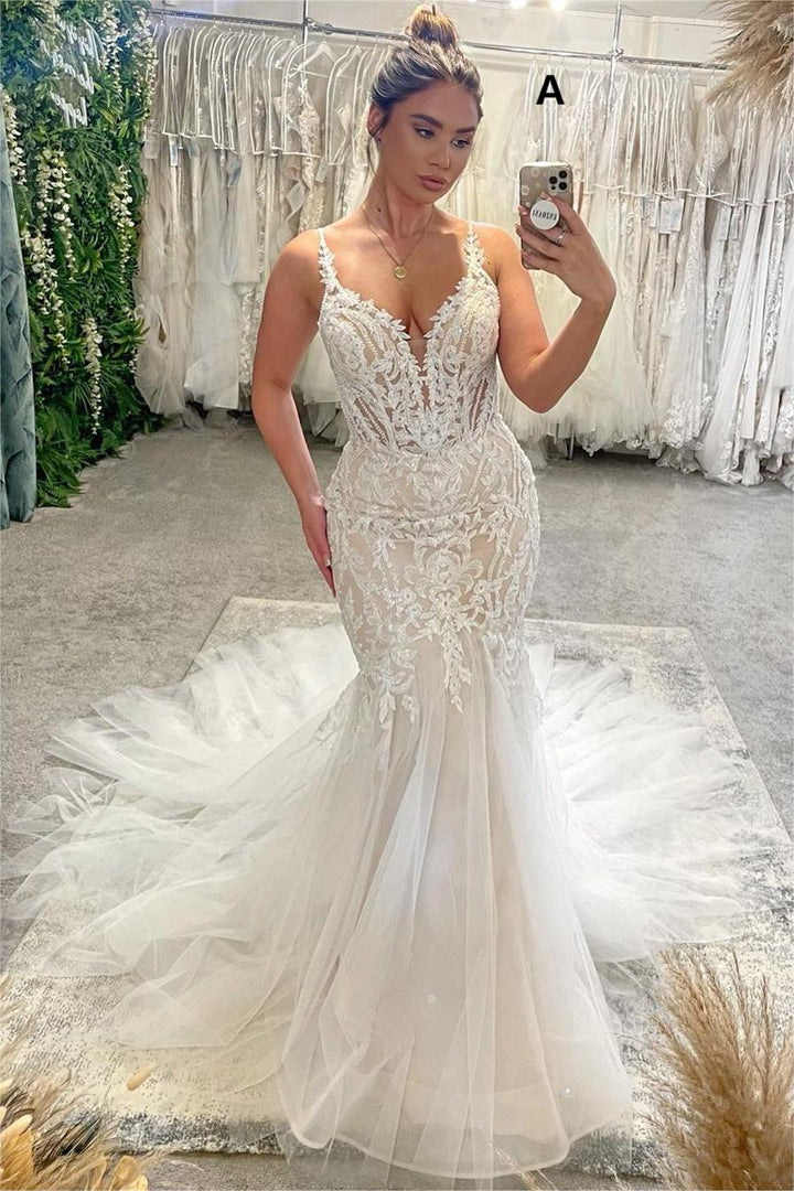 Lace Wedding Dress – misshow.com