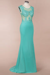 MISSHOW offers Crew Neck Lace Appliques Chiffon Mermaid Evening Maxi Dress Sleeveless Formal Dress at a good price from Peacock,Healthy cloth to Mermaid Floor-length them. Stunning yet affordable Sleeveless Prom Dresses,Evening Dresses,Homecoming Dresses,Bridesmaid Dresses,Quinceanera dresses.