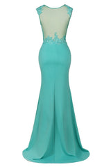 MISSHOW offers Crew Neck Lace Appliques Chiffon Mermaid Evening Maxi Dress Sleeveless Formal Dress at a good price from Peacock,Healthy cloth to Mermaid Floor-length them. Stunning yet affordable Sleeveless Prom Dresses,Evening Dresses,Homecoming Dresses,Bridesmaid Dresses,Quinceanera dresses.