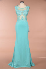 MISSHOW offers Crew Neck Lace Appliques Chiffon Mermaid Evening Maxi Dress Sleeveless Formal Dress at a good price from Peacock,Healthy cloth to Mermaid Floor-length them. Stunning yet affordable Sleeveless Prom Dresses,Evening Dresses,Homecoming Dresses,Bridesmaid Dresses,Quinceanera dresses.