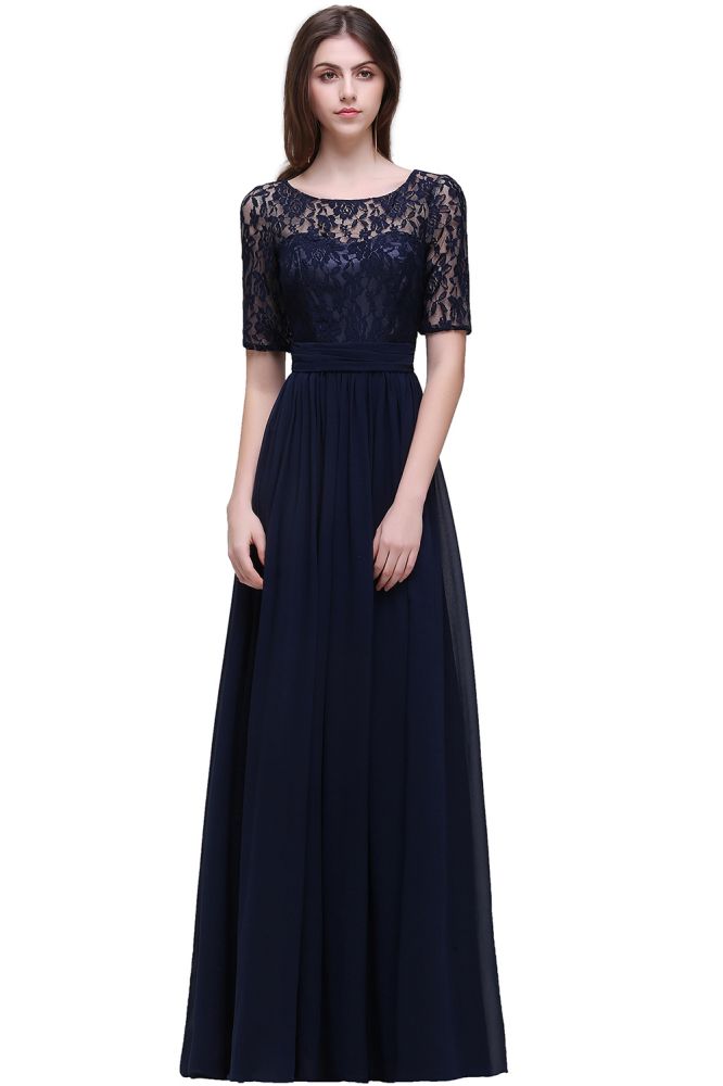 MISSHOW offers gorgeous White,Blushing Pink,Dusty Rose,Burgundy,Royal Blue,Dark Navy,Black,Silver Jewel party dresses with delicately handmade Lace in size 0-26W. Shop Floor-length prom dresses at affordable prices.