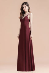 MISSHOW offers Elegant V-Neck Chiffon Aline Bridesmaid Dress Sleeveless Evening Prom Maxi Dress at a good price from Burgundy,Royal Blue,Dark Navy,100D Chiffon,Sequined,Lace to A-line Floor-length them. Stunning yet affordable Sleeveless Prom Dresses,Evening Dresses,Homecoming Dresses,Quinceanera dresses.