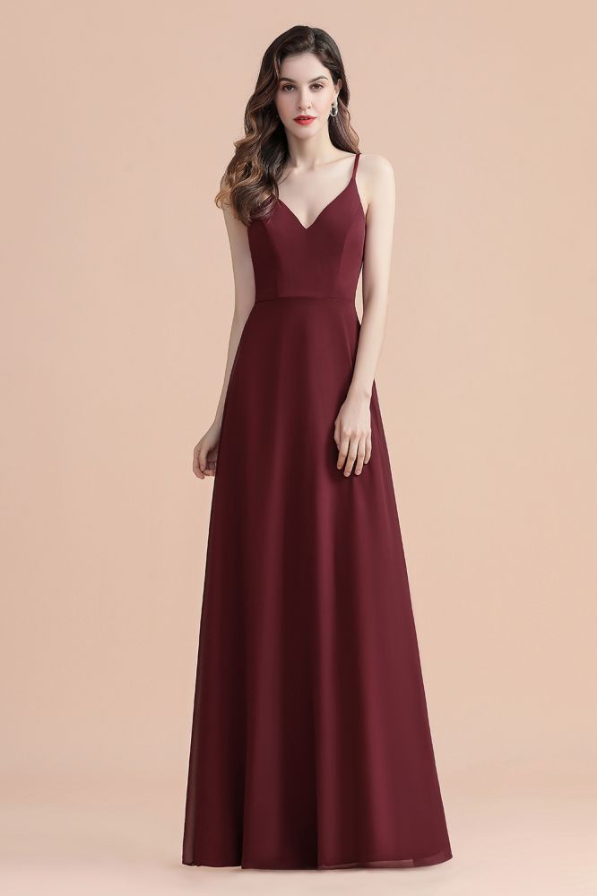 MISSHOW offers Elegant V-Neck Chiffon Aline Bridesmaid Dress Sleeveless Evening Prom Maxi Dress at a good price from Burgundy,Royal Blue,Dark Navy,100D Chiffon,Sequined,Lace to A-line Floor-length them. Stunning yet affordable Sleeveless Prom Dresses,Evening Dresses,Homecoming Dresses,Quinceanera dresses.