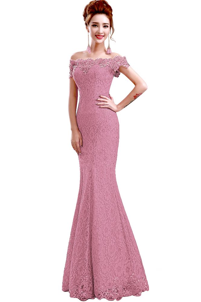 A plus size White,Ivory,Blushing Pink,Pearl Pink,Dusty Rose,Red,Burgundy,Regency,Royal Blue,Dark Navy,Black,Silver,Dark Green bridesmaid dress made of Satin,Lace are trendy for  . Shop MISSHOW with elaborately designed Lace gowns for your bridesmaids.