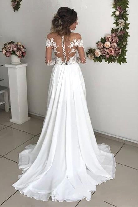 Floor-length Wedding Dresses – misshow.com