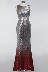 Looking for Bridesmaid Dresses in Sequined, Mermaid style, and Gorgeous Sequined work  MISSHOW has all covered on this elegant Glamorous Sleeveless Sexy Mermaid Sequins Bridesmaid Dresses.