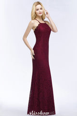 MISSHOW offers Halter Mermaid Evening Dress Floor Length Lace Burgundy Bridesmaid Dresses at a good price from Lace to Mermaid Floor-length them. Lightweight yet affordable home,beach,swimming useBridesmaid Dresses.