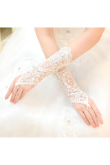 Shop MISSHOW US for a Lace Fingerless Elbow Length Wedding Gloves with Appliques. We have everything covered in this . 