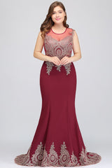 MISSHOW offers gorgeous Ivory,Red,Burgundy,Royal Blue,Dark Navy,Black Jewel party dresses with delicately handmade Appliques in size 0-26W. Shop Floor-length prom dresses at affordable prices.