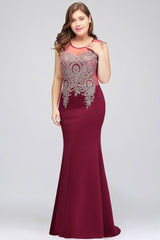 MISSHOW offers gorgeous Ivory,Nude pink,Red,Burgundy,Royal Blue,Dark Navy,Black Jewel party dresses with delicately handmade Appliques in size 0-26W. Shop Floor-length prom dresses at affordable prices.