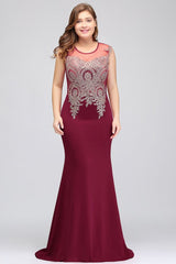 MISSHOW offers gorgeous Ivory,Nude pink,Red,Burgundy,Royal Blue,Dark Navy,Black Jewel party dresses with delicately handmade Appliques in size 0-26W. Shop Floor-length prom dresses at affordable prices.