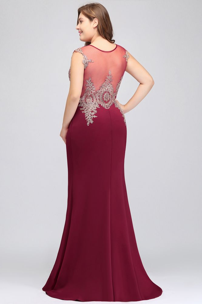 MISSHOW offers gorgeous Ivory,Nude pink,Red,Burgundy,Royal Blue,Dark Navy,Black Jewel party dresses with delicately handmade Appliques in size 0-26W. Shop Floor-length prom dresses at affordable prices.