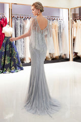 MISSHOW offers MAXINE, Mermaid Sweetheart Illusion Neckline Sequins Beading Evening Dresses at a good price from Gold,Gray,Tulle to Mermaid Floor-length them. Stunning yet affordable Sleeveless Prom Dresses,Evening Dresses.