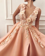 New Evening Dresses Long V Neck | Prom Dresses-misshow.com