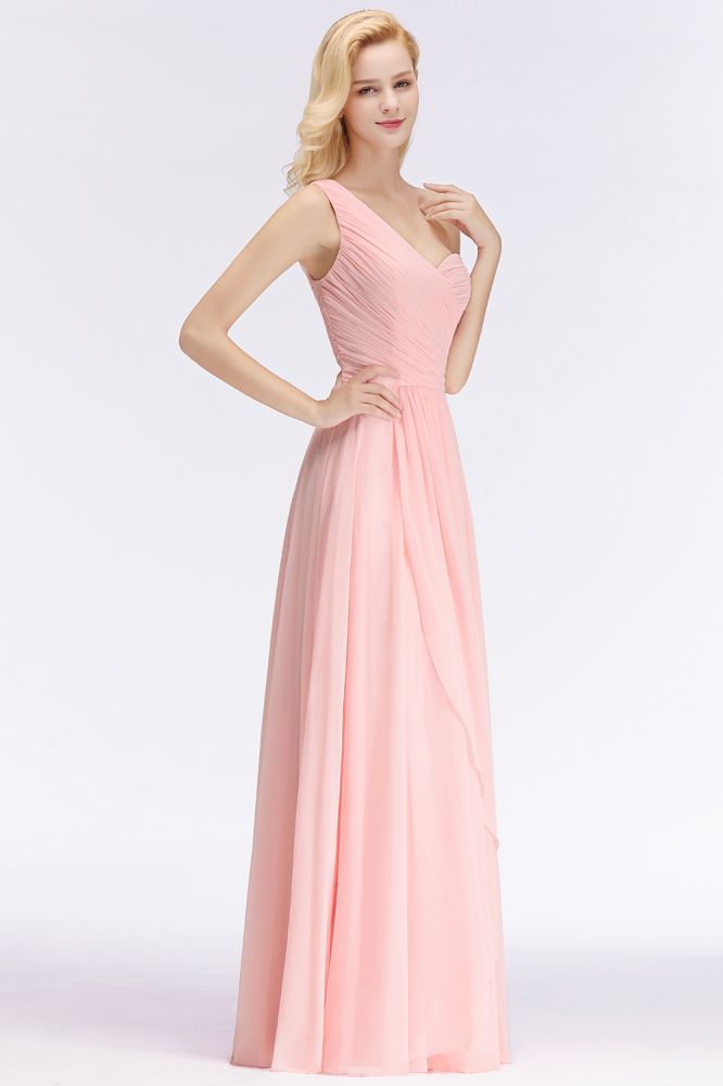 MISSHOW offers One-shoulder Sweetheart Ruffles Chiffon Bridesmaid Dress Aline Evening Dress at a good price from White,Ivory,Blushing Pink,Candy Pink,Pearl Pink,Dusty Rose,Watermelon,Red,Fuchsia,Burgundy,Chocolate,Brown,Gold,Champagne,Orange,Yellow,Daffodil,Regency,Grape,Lilac,Lavender,Sky Blue,Pool,Ocean Blue,Royal Blue,Ink Blue,Dark Navy,Black,Silver,Dark Green,Jade,Green,Sage,Mint Green,100D Chiffon to A-line Floor-length them. Stunning yet affordable Sleeveless Bridesmaid Dresses.