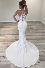 Find this Chic Deep V-neck White Wedding Dressat Misshow, available in everyone color and size you could possibly imagine, which makes picking out the perfect prom dress for your big day easily!