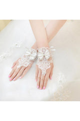 Shop MISSHOW US for a Special Lace Fingerless Wrist Length Wedding Gloves with Appliques. We have everything covered in this . 