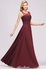 MISSHOW offers Tulle Lace Beadings Jewel Sleeveless Floor-Length Bridesmaid Dresses A-Line Chiffon Tulle Party Dress at a good price from 100D Chiffon,Tulle to A-line Floor-length them. Lightweight yet affordable home,beach,swimming useBridesmaid Dresses.