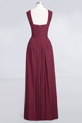 MISSHOW offers V-Neck Straps Sleeveless Floor-Length Bridesmaid Dress with Ruffles at a good price from Misshow