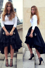 Women Midi Skirt Women Wedding Bridesmaid Skirt-misshow.com